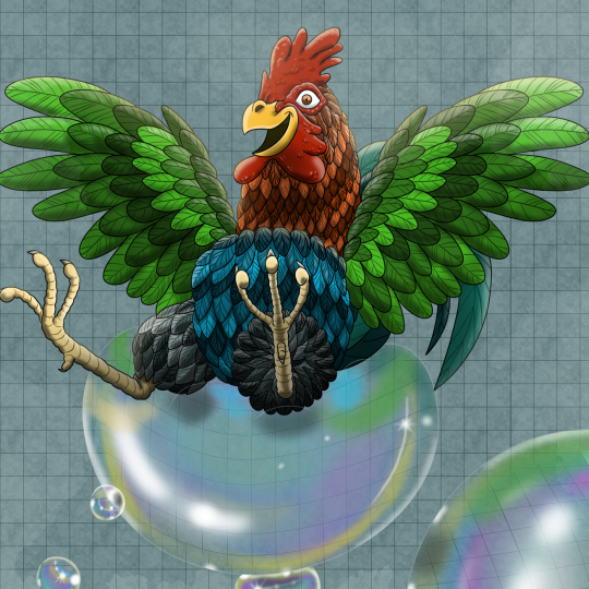 Bubble Rooster