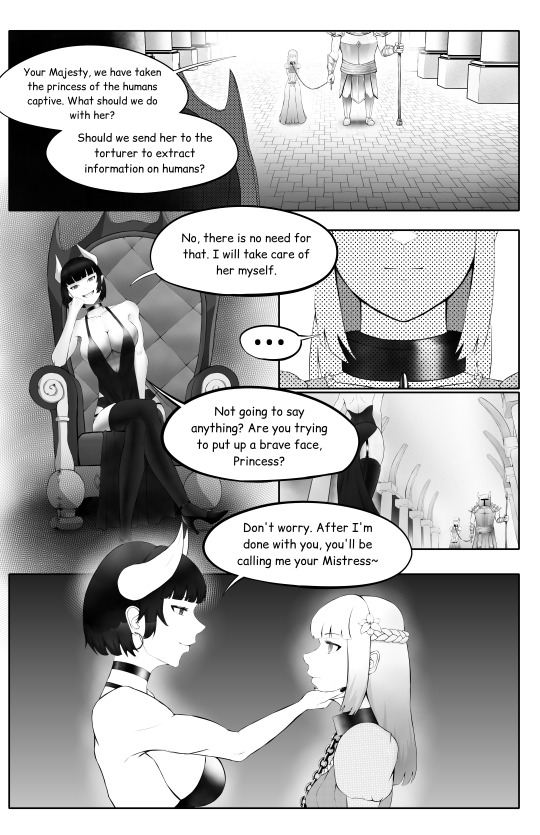 Princess is captured by Demon King (Bad End)