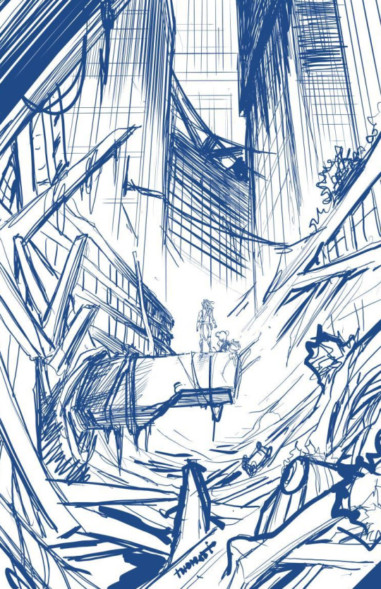 Sketches and layouts 