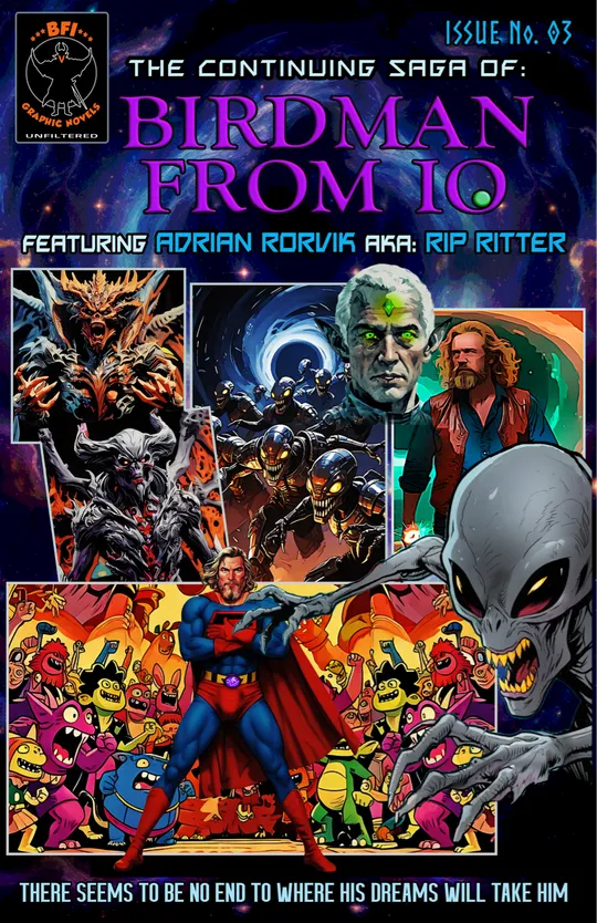 The Return of "Birdman From Io" 25 years - Issue 3