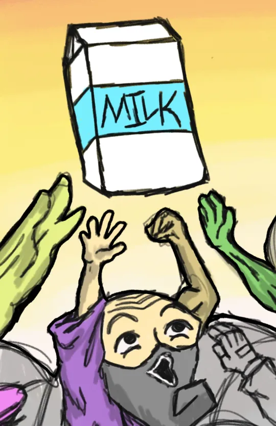 Wizard Goes To The Store To Buy Some Milk