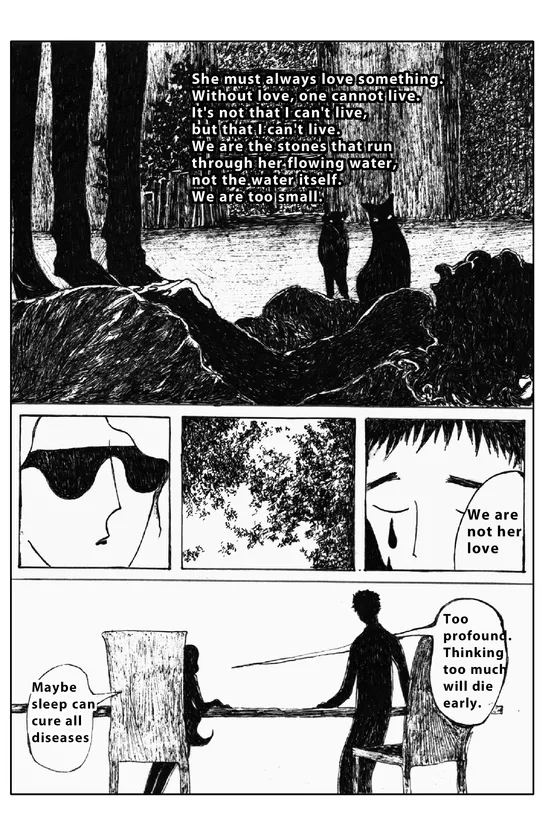 That lady, take the risk!