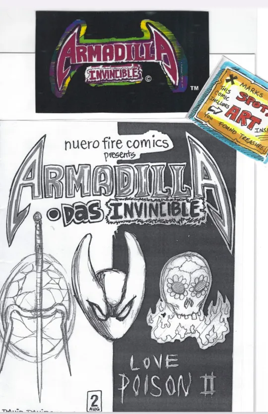 nuero fire comics presents Armadilla das Invincible #2 premiere pre  release ashcan edition 2025