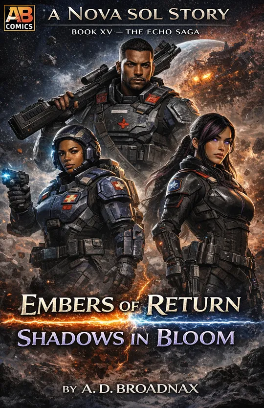 A Nova Sol Story-The Echo Saga Book XV Embers of Return Shadows in Bloom