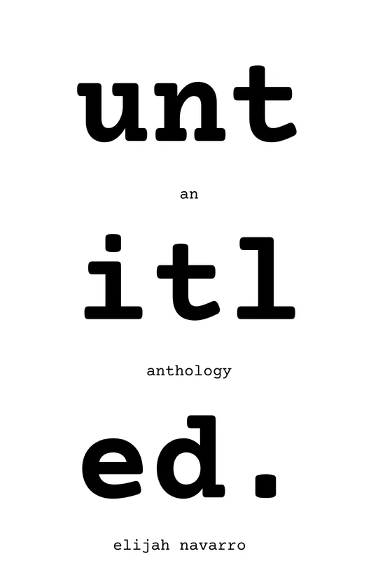 untitled. an anthology