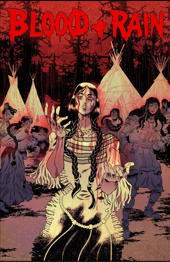 Blood Rain - Native American Horror action comic