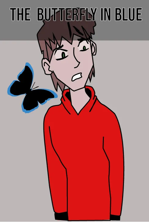  THE BUTTERFLY IN BLUE