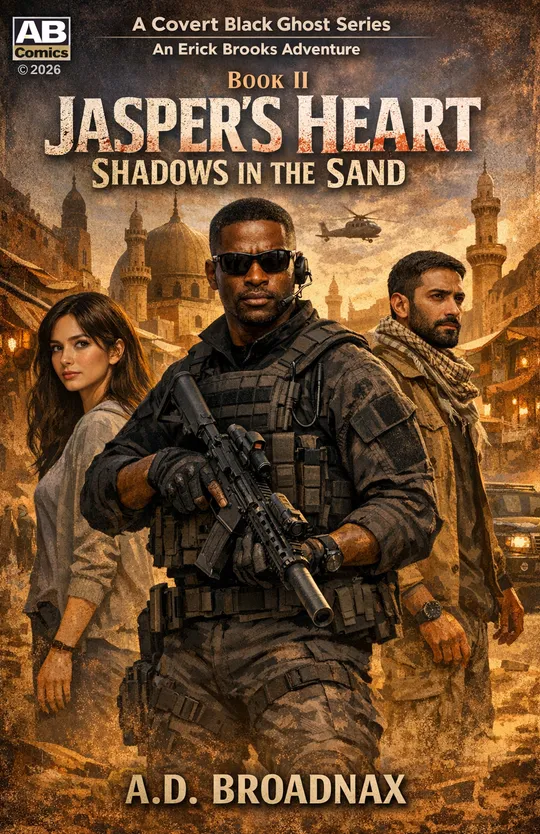 A Covert Black Ghost Series An Erick Brooks Adventure Book II Jaspers Heart Shadows in the Sand