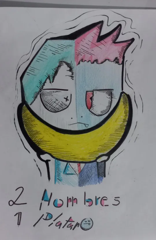 2 Hombres y 1 platano