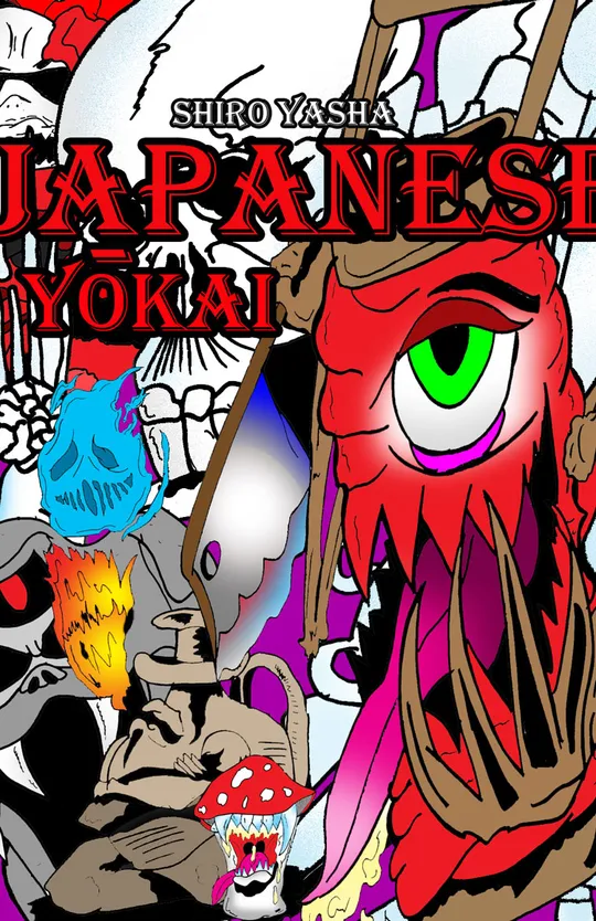 Japanese Yokai Horror Coloring Book