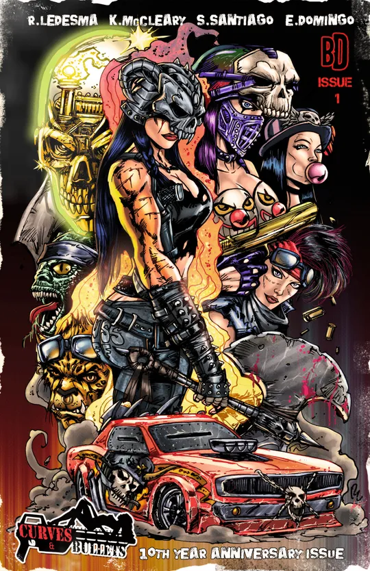 CURVES AND BULLETS -  BOOK 1. - "MY LIFE WITH ARMORGANG"