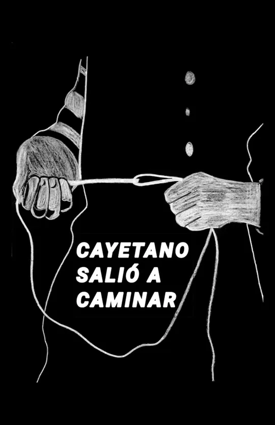CAYETANO SALIÓ A CAMINAR 