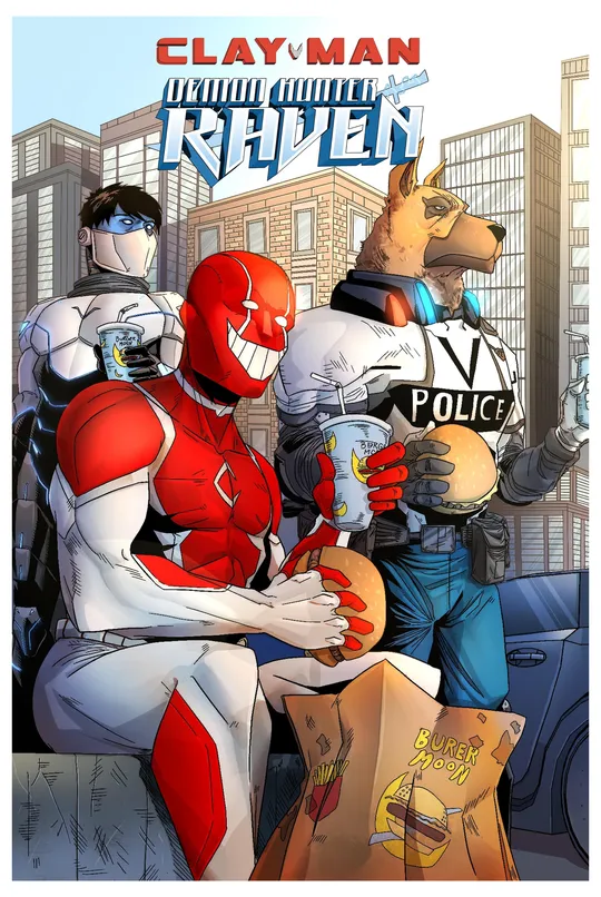 Clay-Man X Demon Hunter Raven Crossover!