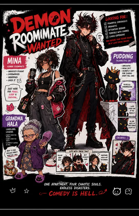 DEMON ROOMMATE WANTED