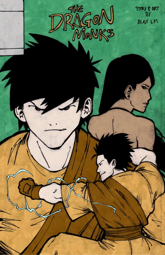 Cover for The Dragon Monks
