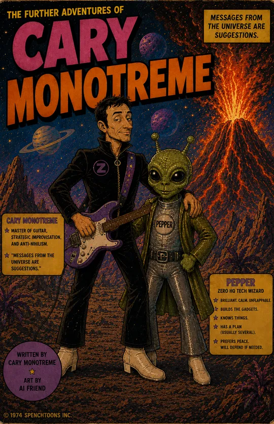 Cover for The Further Adventures Of Cary Monotreme