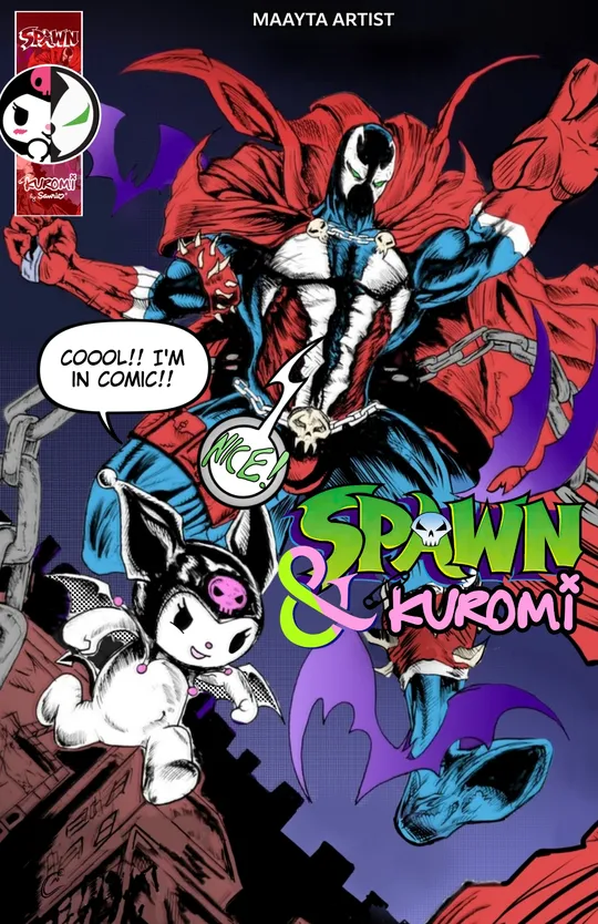 Cover for Spawn & Kuromi