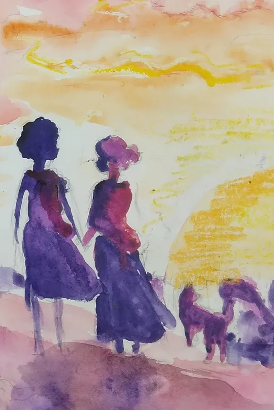 The Sunset Over Rome