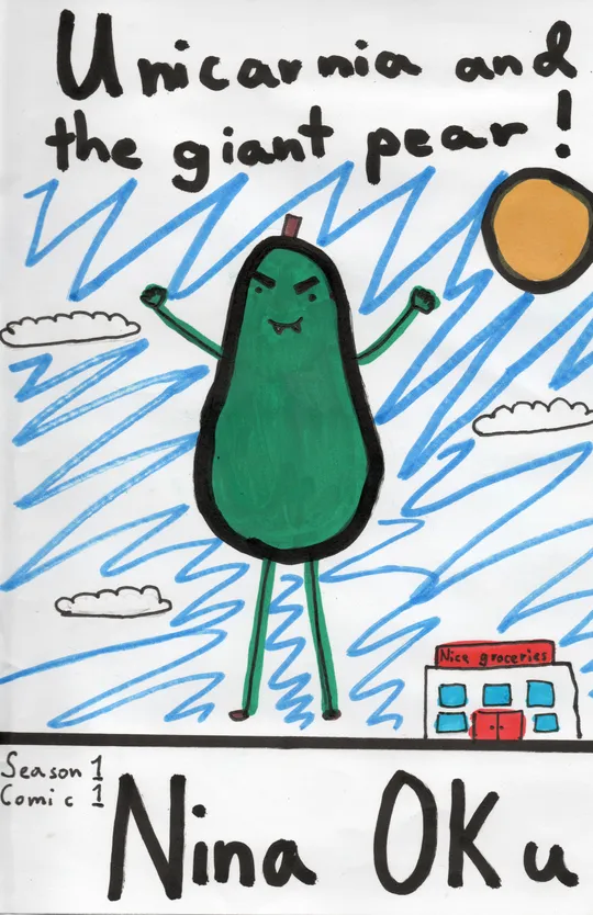 Unicarnia and the Giant Pear