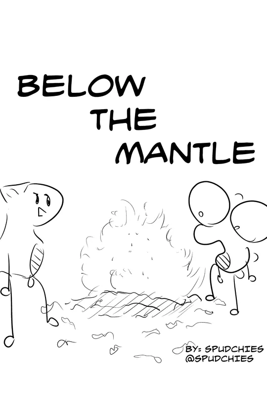 Below the mantle