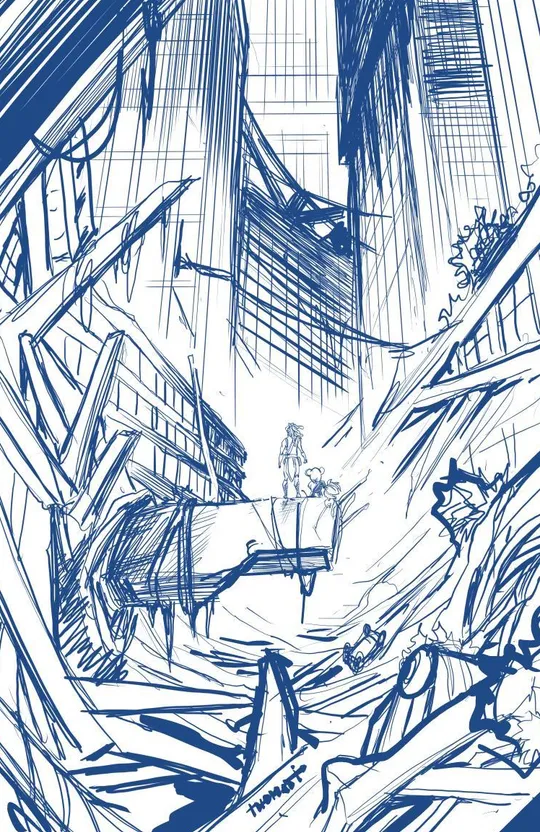 Sketches and layouts