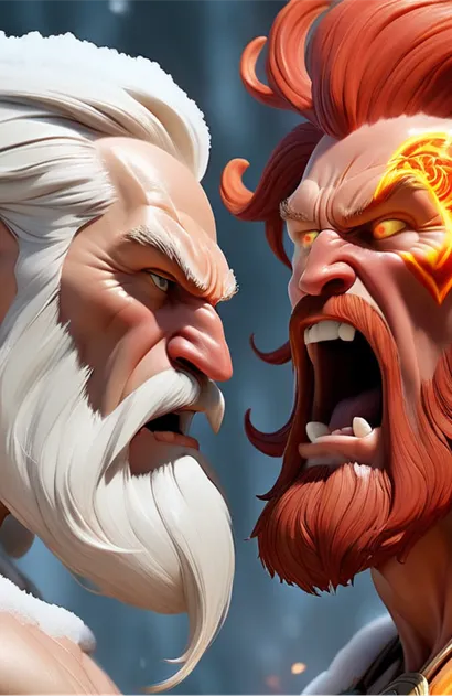 The North Wind and the Sun Battle for the Farm