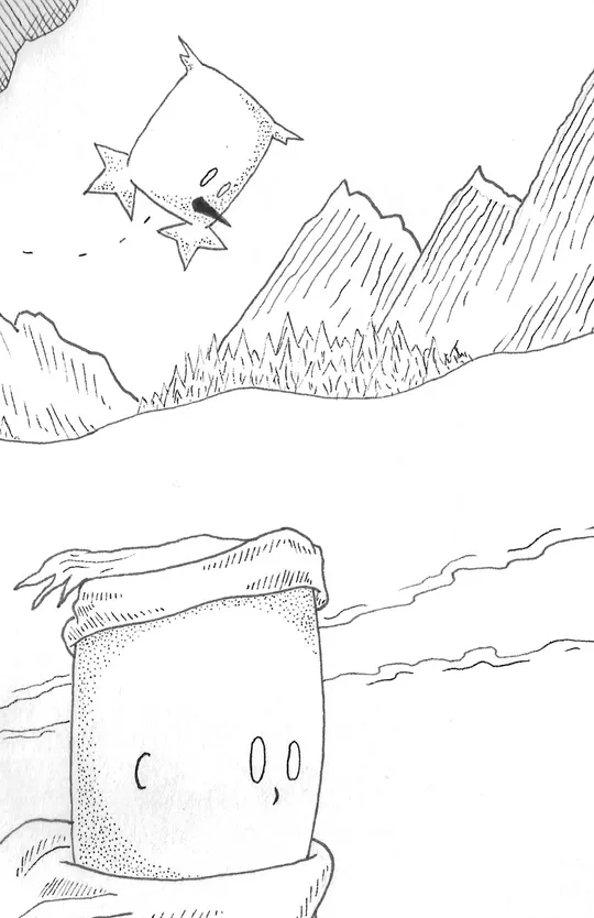 The Book, The Compass, and The Blue