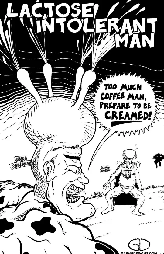 Lactose-Intolerant Man