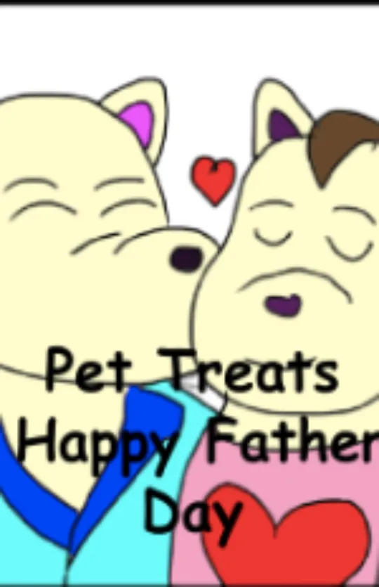 Pet Treats in Happy Father's Day