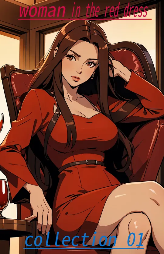 The Woman In the red dress 