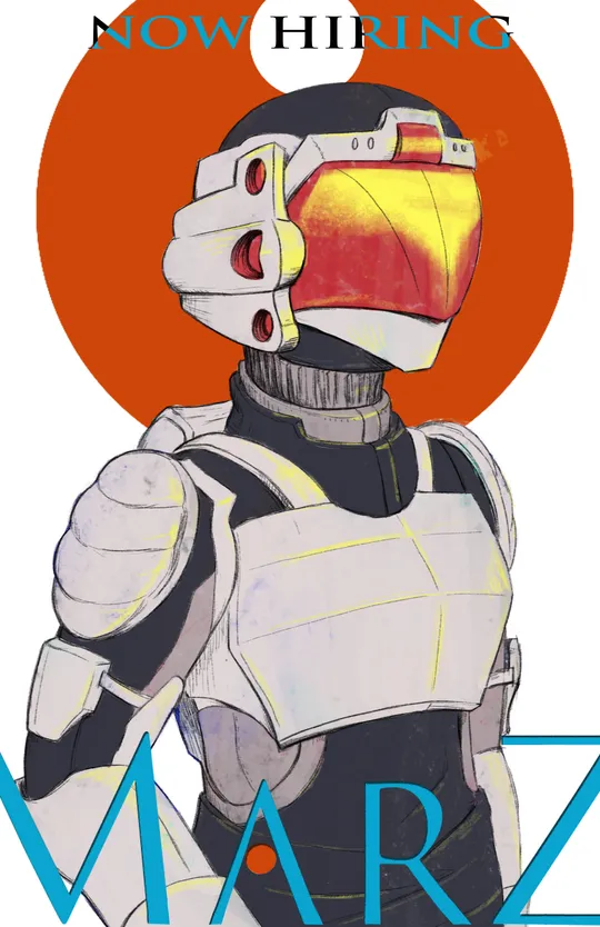 Blue Collar on a Red Planet