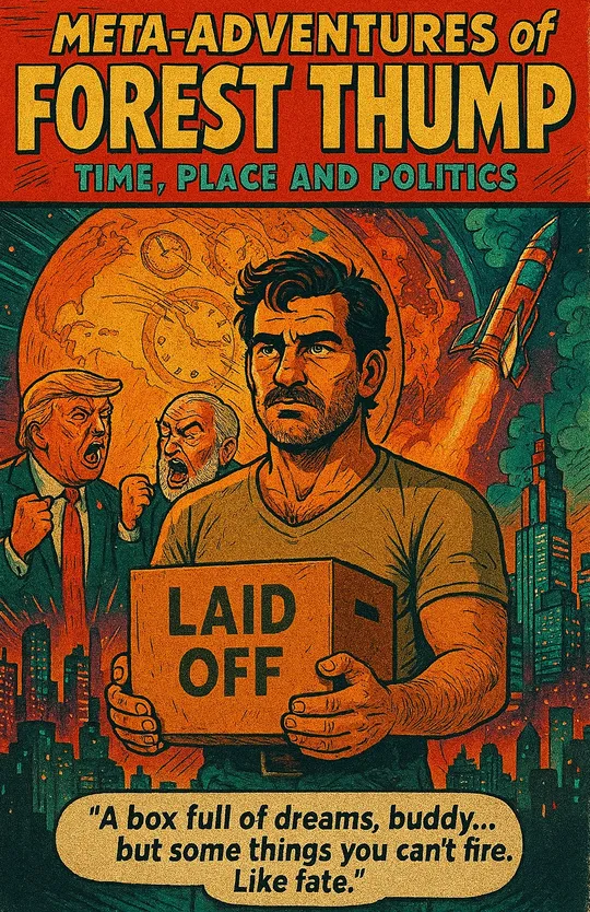 Forest Thump and his "highly likely" meta-adventures in Past, Now and Future