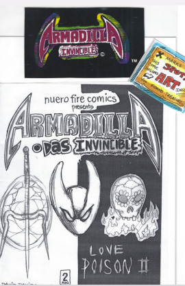 nuero fire comics presents Armadilla das Invincible #2 premiere pre  release ashcan edition 2025