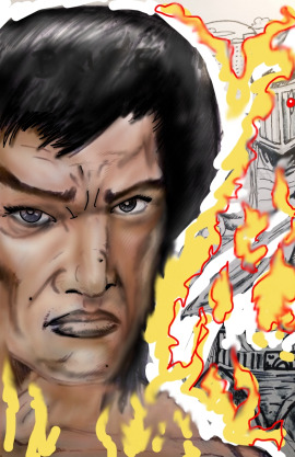 Bruce Li in Fury Rising 2