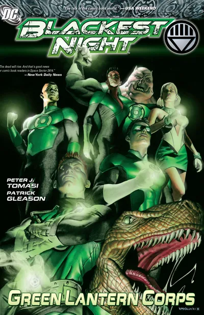 Cover image for Blackest Night: Green Lantern Corps