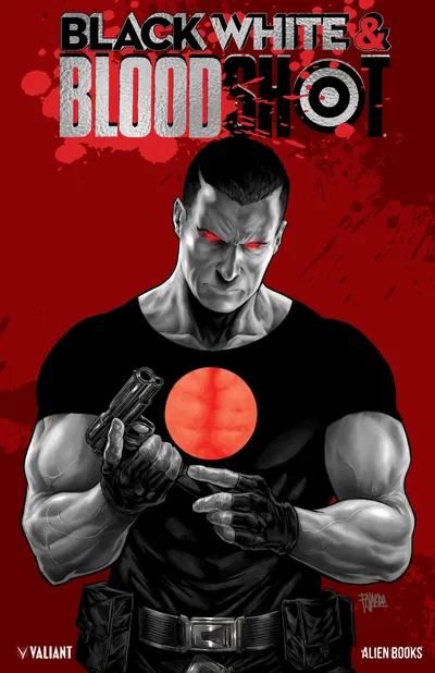Cover image for Black, White & Bloodshot 