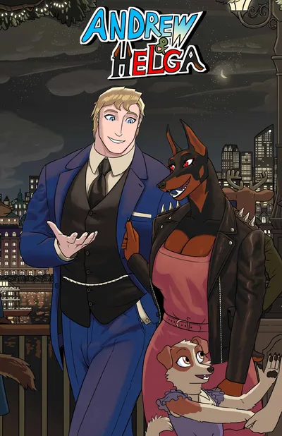 Cover image for Andrew & Helga (A furry x human comic)