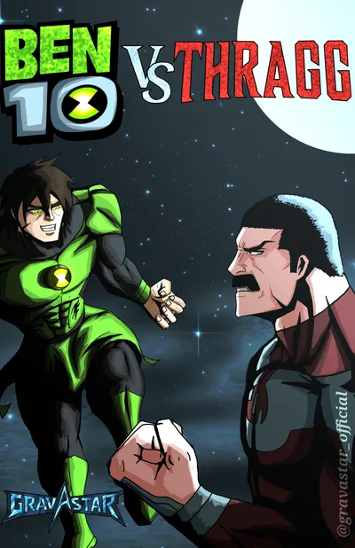 Cover image for Ben 10 vs Thragg
