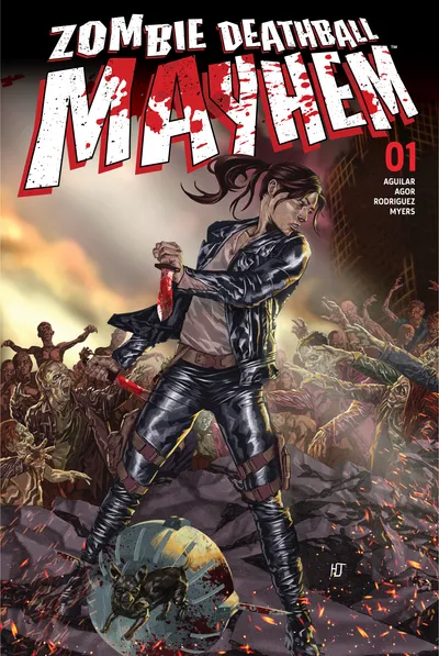 Cover image for Zombie Deathball Mayhem #1