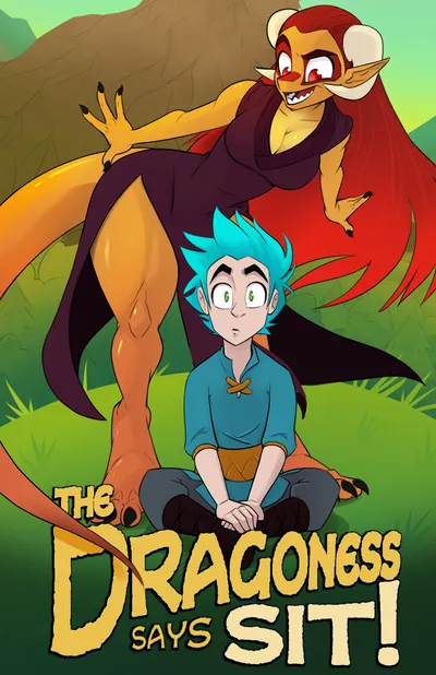 Cover image for The Dragoness Says Sit!