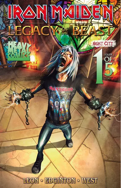 Cover image for Iron Maiden: Legacy of the Beast - Night City