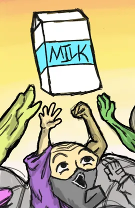 Wizard Goes To The Store To Buy Some Milk