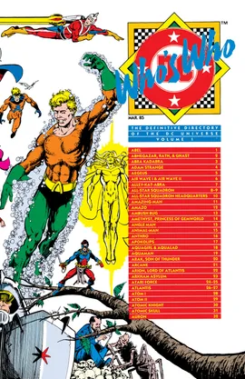 Who's Who: The Definitive Directory of the DC Universe (1985-1987)