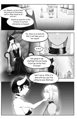 Princess is captured by Demon King (Bad End)