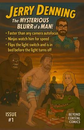 Jerry Denning The Blurr of a man