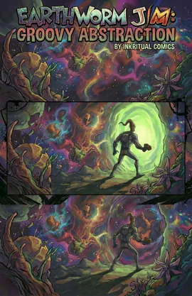 Earthworm Jim Groovy abstraction 