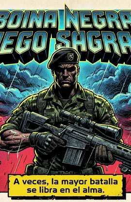 Boina negra fuego sagrado