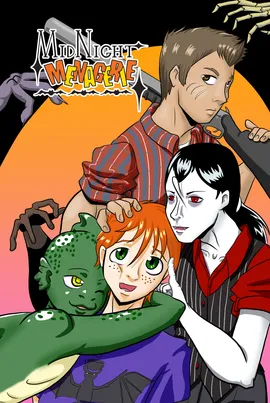 Midnight Menagerie Veritcal Scroll