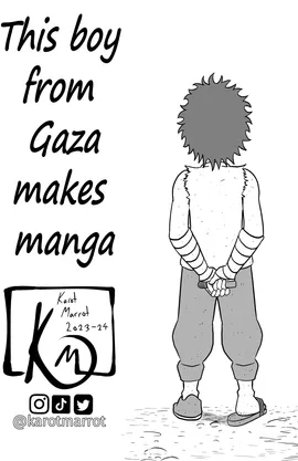 This boy in Gaza makes manga