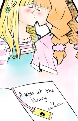 A kiss at the library